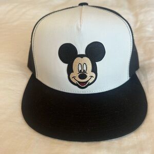 Mickey Mouse Black and White Cap